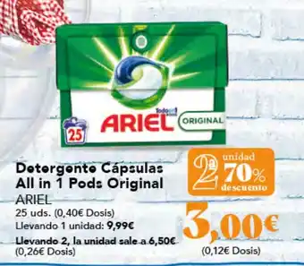 Gadis Detergente Cápsulas All in 1 Pods Original ARIEL oferta