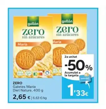 Caprabo ZERO oferta