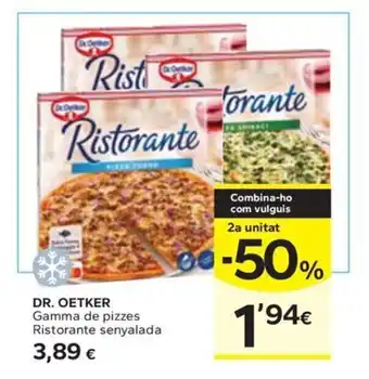 Caprabo DR. OETKER oferta