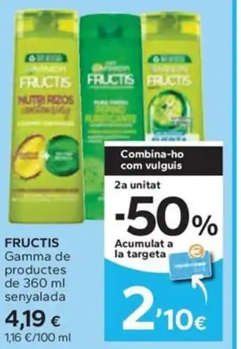 Caprabo FRUCTIS oferta