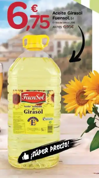 Supermercados El Jamón Aceite Girasol Fuensol oferta