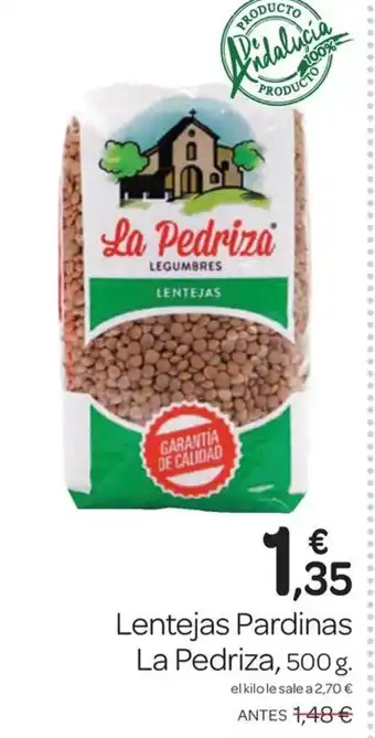Supermercados El Jamón Lentejas Pardinas La Pedriza oferta