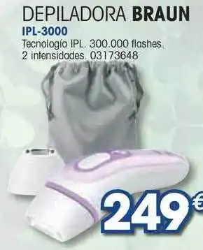 Master Cadena Depiladora Braun IPL-3000 oferta