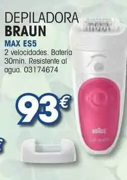Depiladora Braun Max ES5