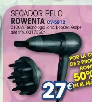 Master Cadena Secador Pelo Rowenta Cv-5912 2100W oferta