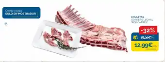 Cash Ecofamilia CHULETAS CORDERO LECHAL "POR CARRÉS" oferta