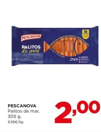 Alimerka PESCANOVA Palitos de mar, 305 g. oferta