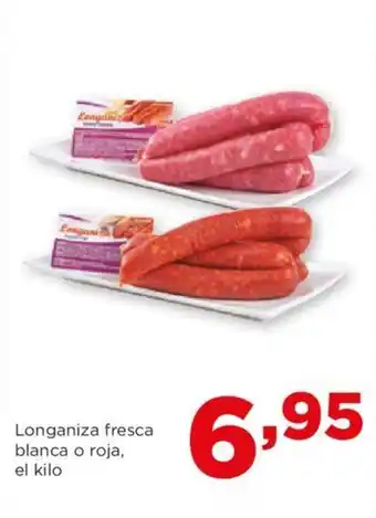Alimerka Longaniza fresca blanca o roja, el kilo oferta