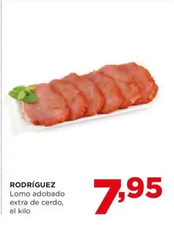Alimerka RODRÍGUEZ Lomo adobado extra de cerdo, el kilo oferta
