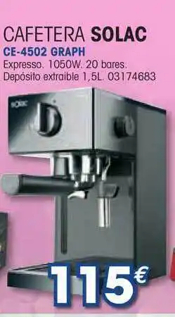 Cafetera Solac CE-4502 Graph