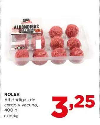 Alimerka ROLER Albóndigas de cerdo y vacuno, 400 g oferta