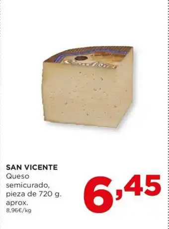 Alimerka SAN VICENTE Queso semicurado, oferta