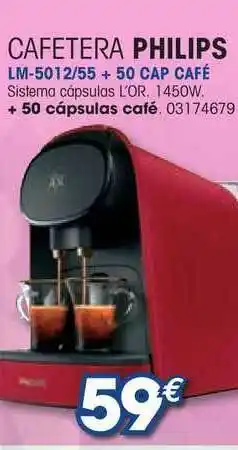 Master Cadena Philips Cafetera LM-5012∕55 + 50 Cap Café oferta