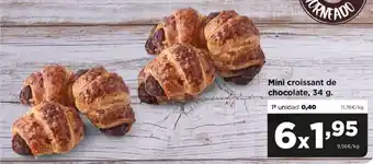 Alimerka Mini croissant de chocolate, 34 g. oferta
