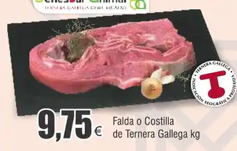 FROIZ Falda o Costilla de Ternera Gallega kg oferta