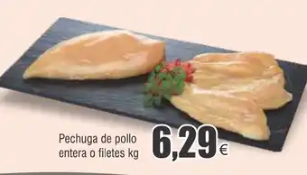 FROIZ Pechuga de pollo entera o filetes kg oferta