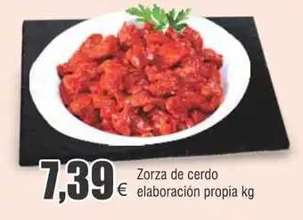 FROIZ Zorza de cerdo elaboración propia kg oferta