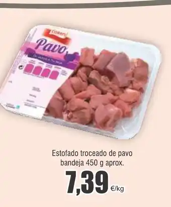 FROIZ Estofado troceado de pavo bandeja 450 g aprox. oferta