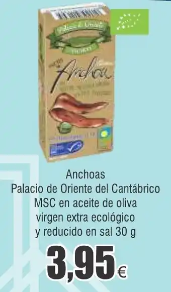 FROIZ Anchoas Palacio de Oriente del Cantábrico oferta