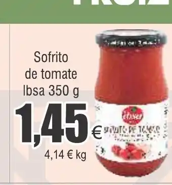 FROIZ Sofrito de tomate Ibsa 350 g oferta