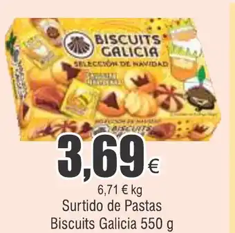 FROIZ Surtido de Pastas Biscuits Galicia 550 g oferta