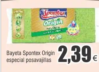 FROIZ Bayeta Spontex Origin especial posavajillas oferta
