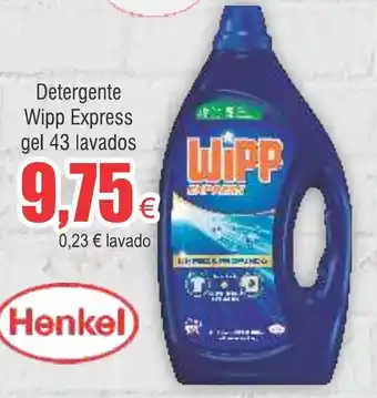 FROIZ Detergente Wipp Express gel 43 lavados oferta