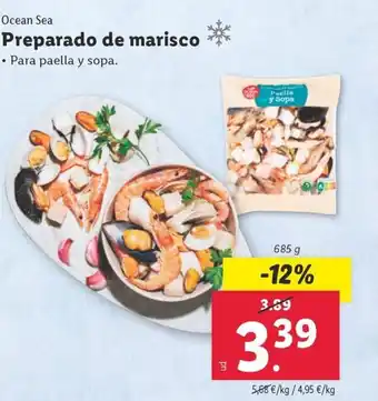 Lidl Preparado de marisco oferta