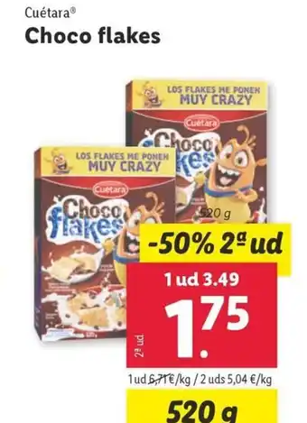 Lidl Choco flakes oferta