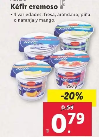 Lidl Kéfir cremoso oferta