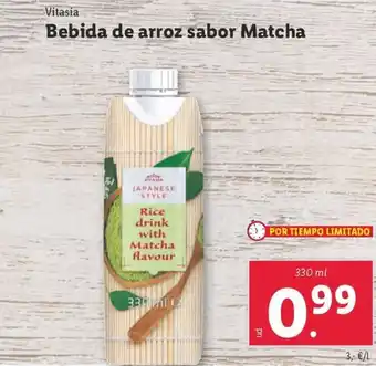 Lidl Bebida de arroz sabor Matcha oferta