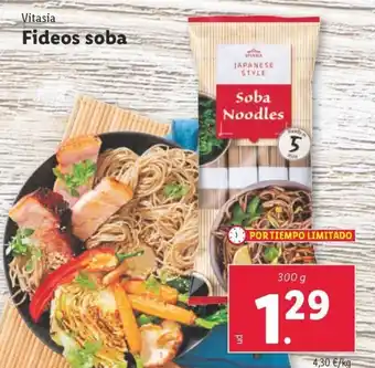 Lidl Fideos soba oferta