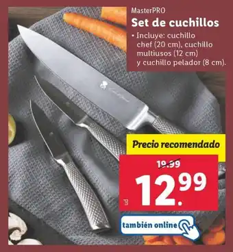 Lidl Set de cuchillos oferta