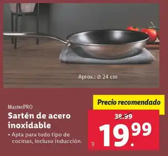 Lidl Sartén de acero inoxidable oferta