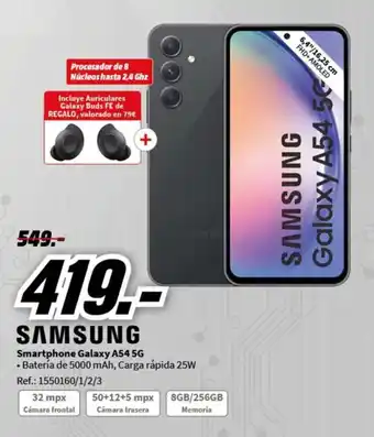 MediaMarkt Smartphone Galaxy A54 5G oferta