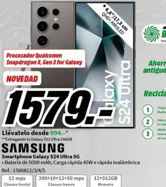 MediaMarkt Smartphone Galaxy S24 Ultra 5G oferta