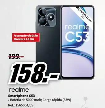 MediaMarkt Smartphone C53 • Batería de 5000 mAh; Carga rápida (33W) oferta