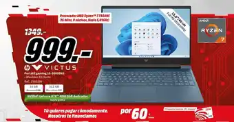 Portátil gaming 16-S0008NS • Windows 11 Home