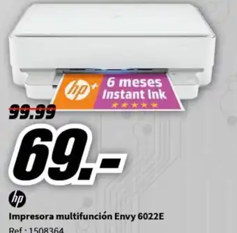 MediaMarkt Impresora multifunción Envy 6022E Ref.: 1508364 oferta