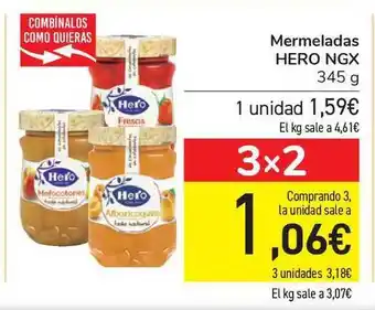 Carrefour Hero NGX Mermeladas 345g oferta