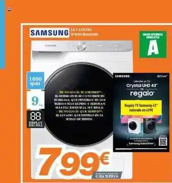 Pascual Martí Samsung Lavadora WW90T936DSH oferta