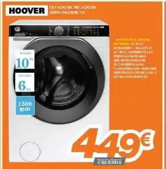 Pascual Martí Hoover Lavadora Secadora HDP5106AMBC ̸ 1S oferta
