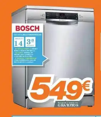 Pascual Martí Bosch Lavavajillas SMS46MI19E oferta
