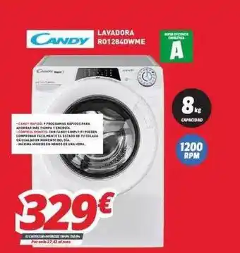 Mi electro Candy Lavadora RO1284DWME 8kg oferta