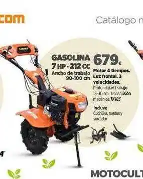 Mi Bricolaje Motor 4 Tiempos Luz frontal. 3 velocidades 15 - 30cm , Gasolina 7 HP - 212 cc oferta