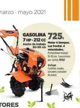 Mi Bricolaje Motor 4 Tiempos Luz frontal. 4 velocidades 14-30cm Gasolina 7HP - 212cc oferta
