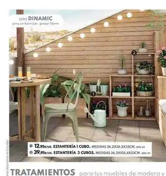 BricoCentro Estantería 1 Cubo ∕ Estantería 2 Cubos oferta