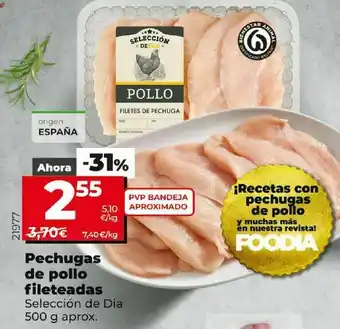 Dia Pechuga de pollo fileteada dia oferta