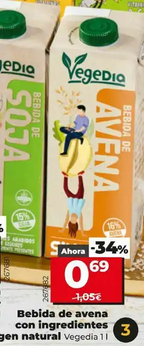 Dia Bebidas de avena oferta