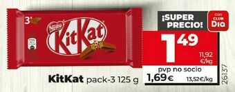 Dia Chocolate kit kat oferta